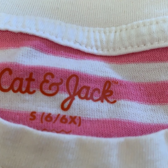 Girls Striped Hamburger Shirt - Picture 3 of 4